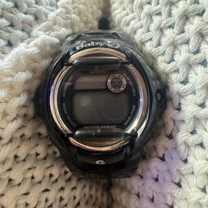 Casio Baby-G Black and Silver Smartwatch